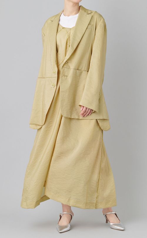 クールナイロンドローコードワンピース