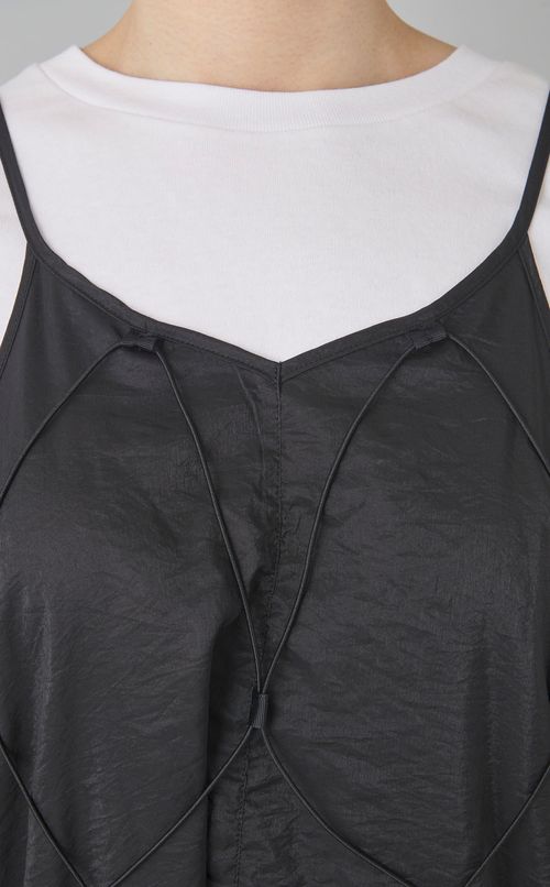 クールナイロンドローコードワンピース