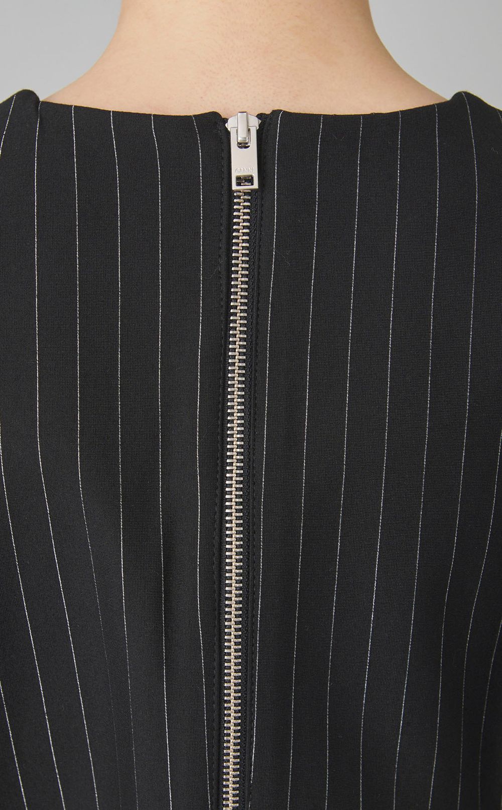 ストライプジャージーワンピース