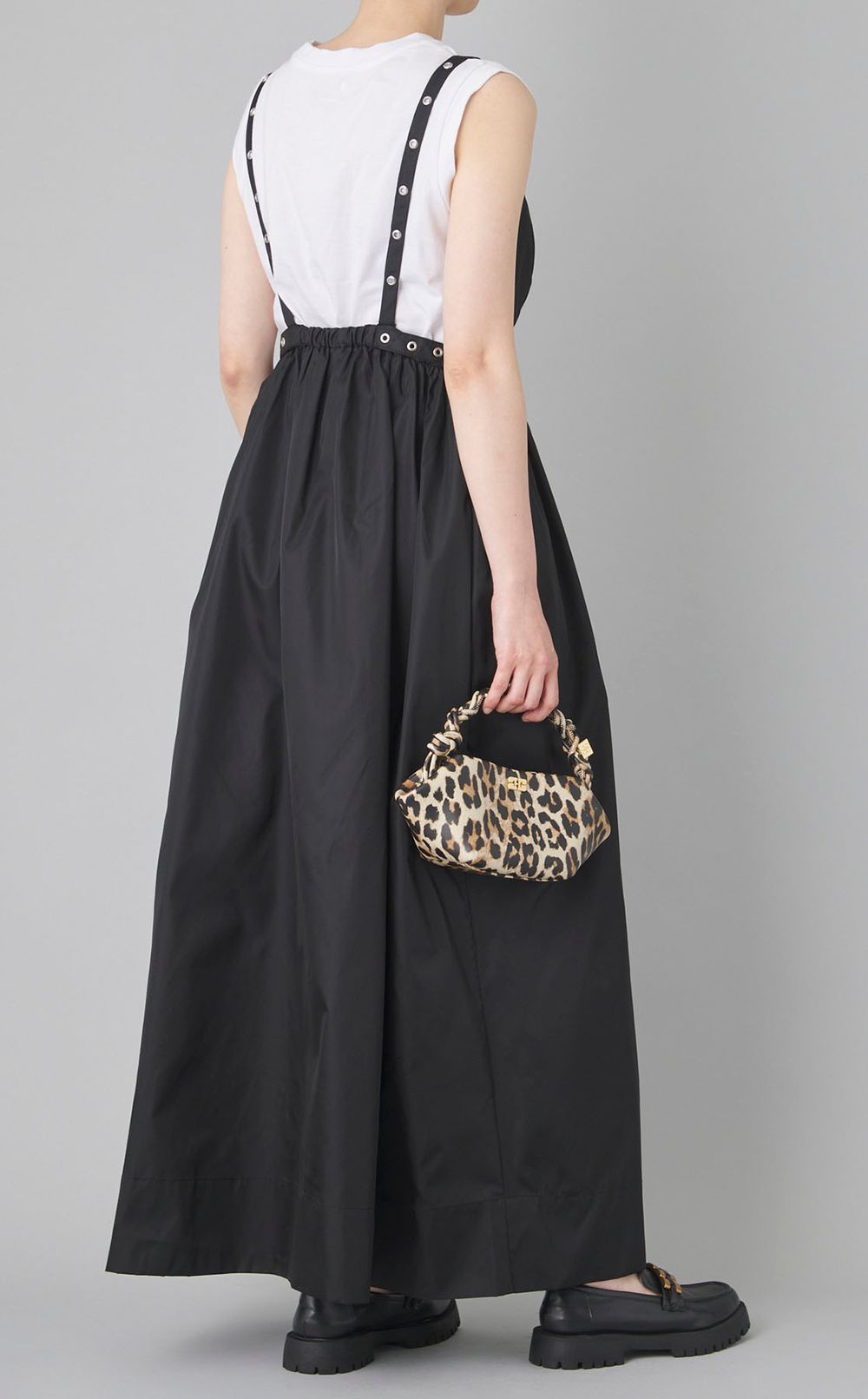 ハトメストラップキャミソールドレス