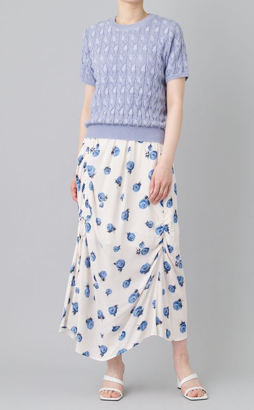 ウェーブニットプルオーバー