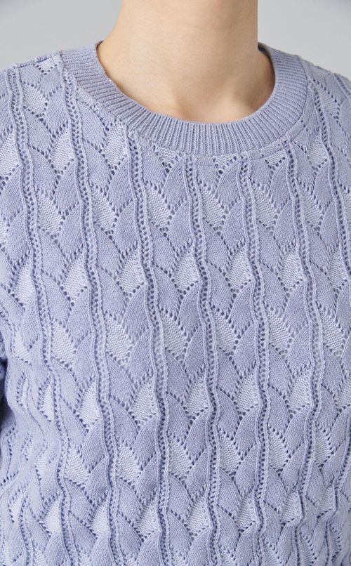 ウェーブニットプルオーバー