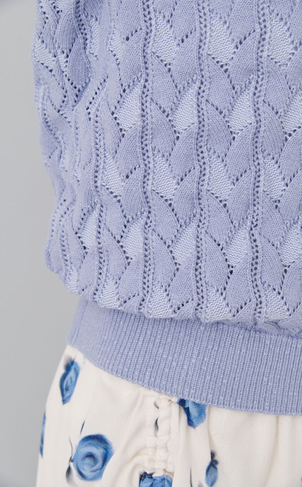 ウェーブニットプルオーバー