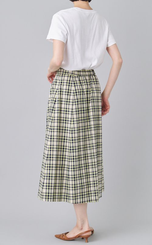 サッカーチェックルレアスカート