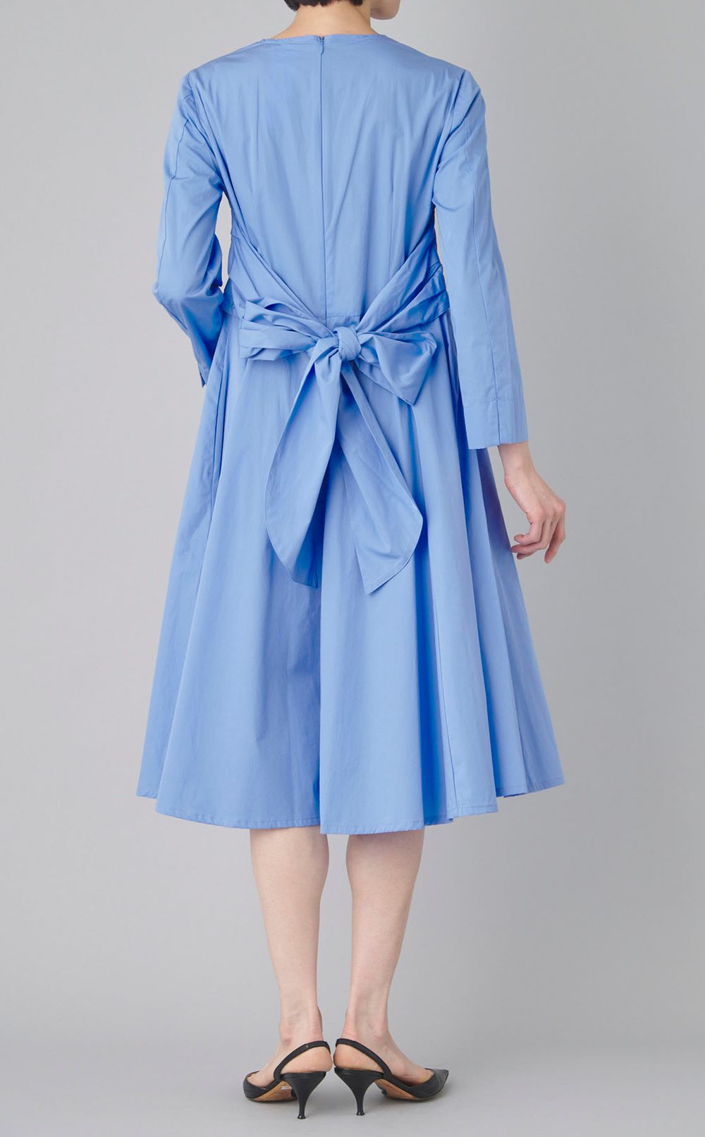 コットンタイウエストワンピース