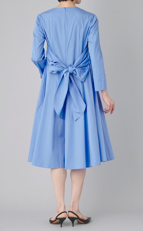 コットンタイウエストワンピース