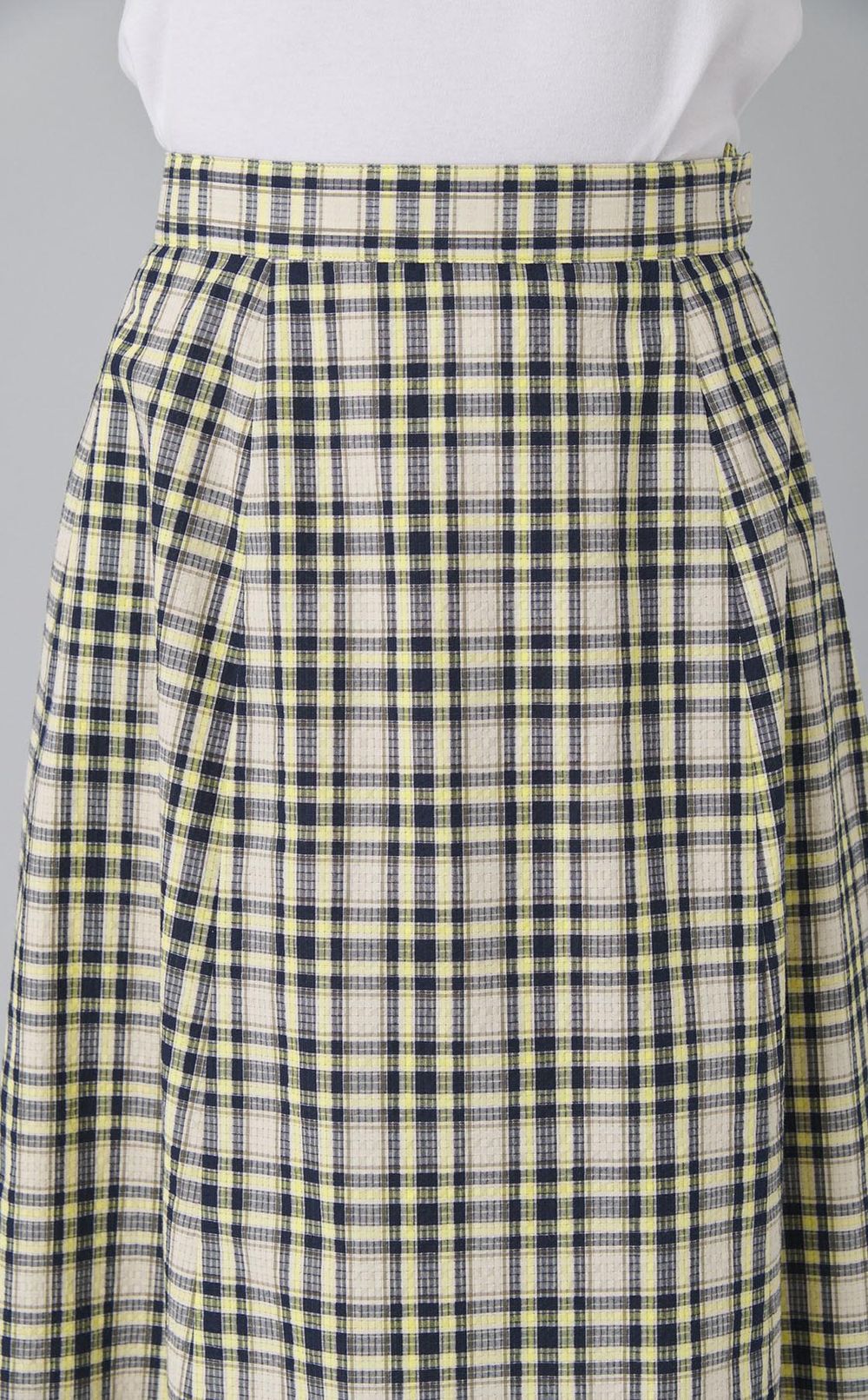 サッカーチェックルレアスカート