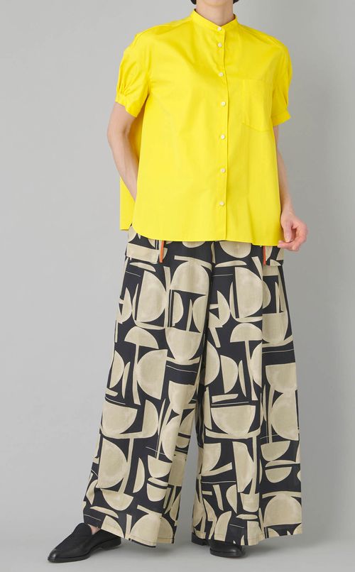 プリントワイドイージーパンツ