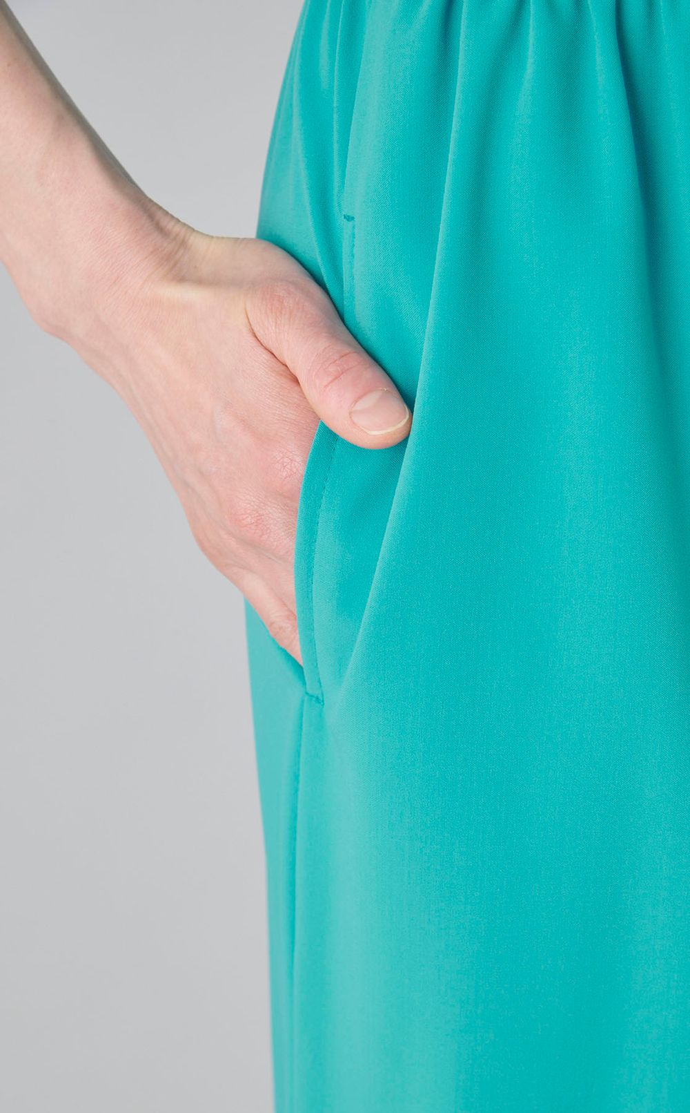 シアーコンビストレッチワンピース