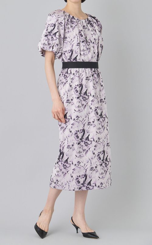 フラワージャガードワンピース