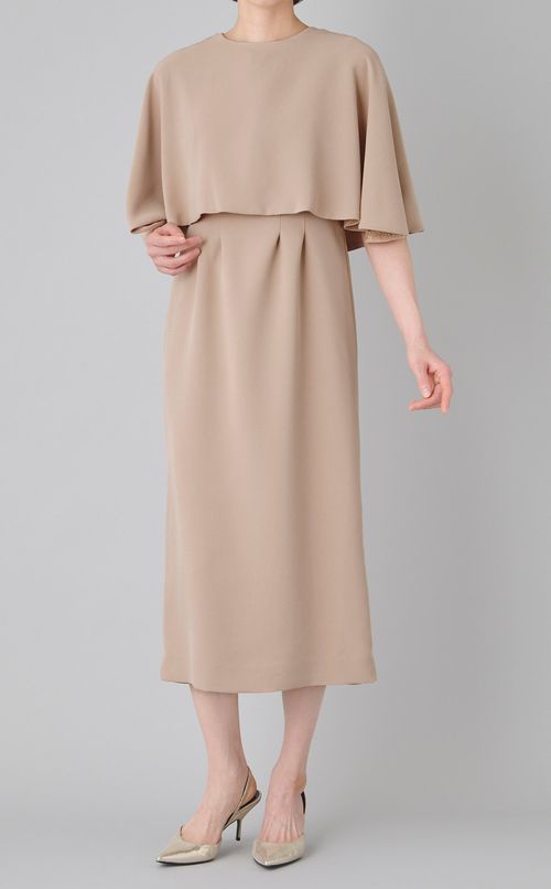 3wayケープ付ドレス