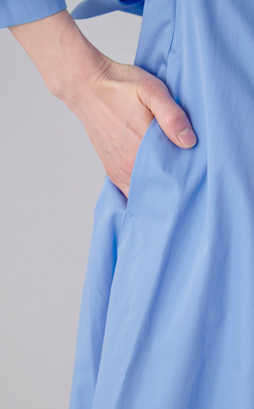 コットンタイウエストワンピース