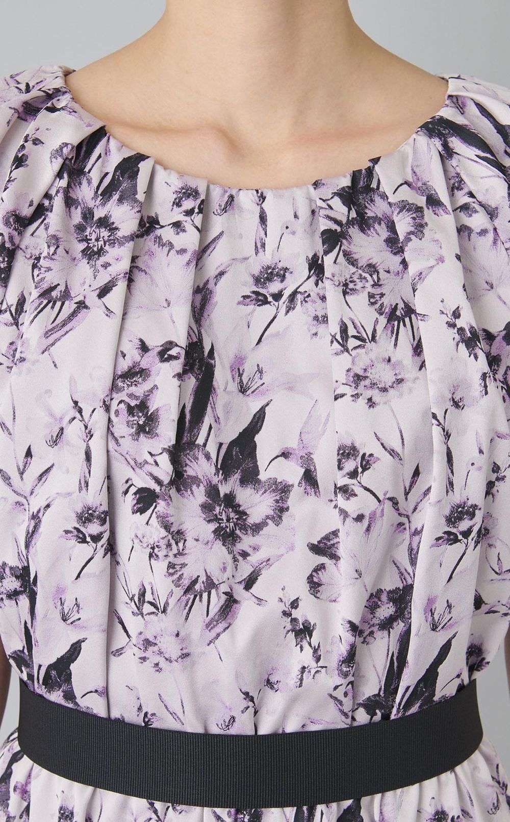 フラワージャガードワンピース