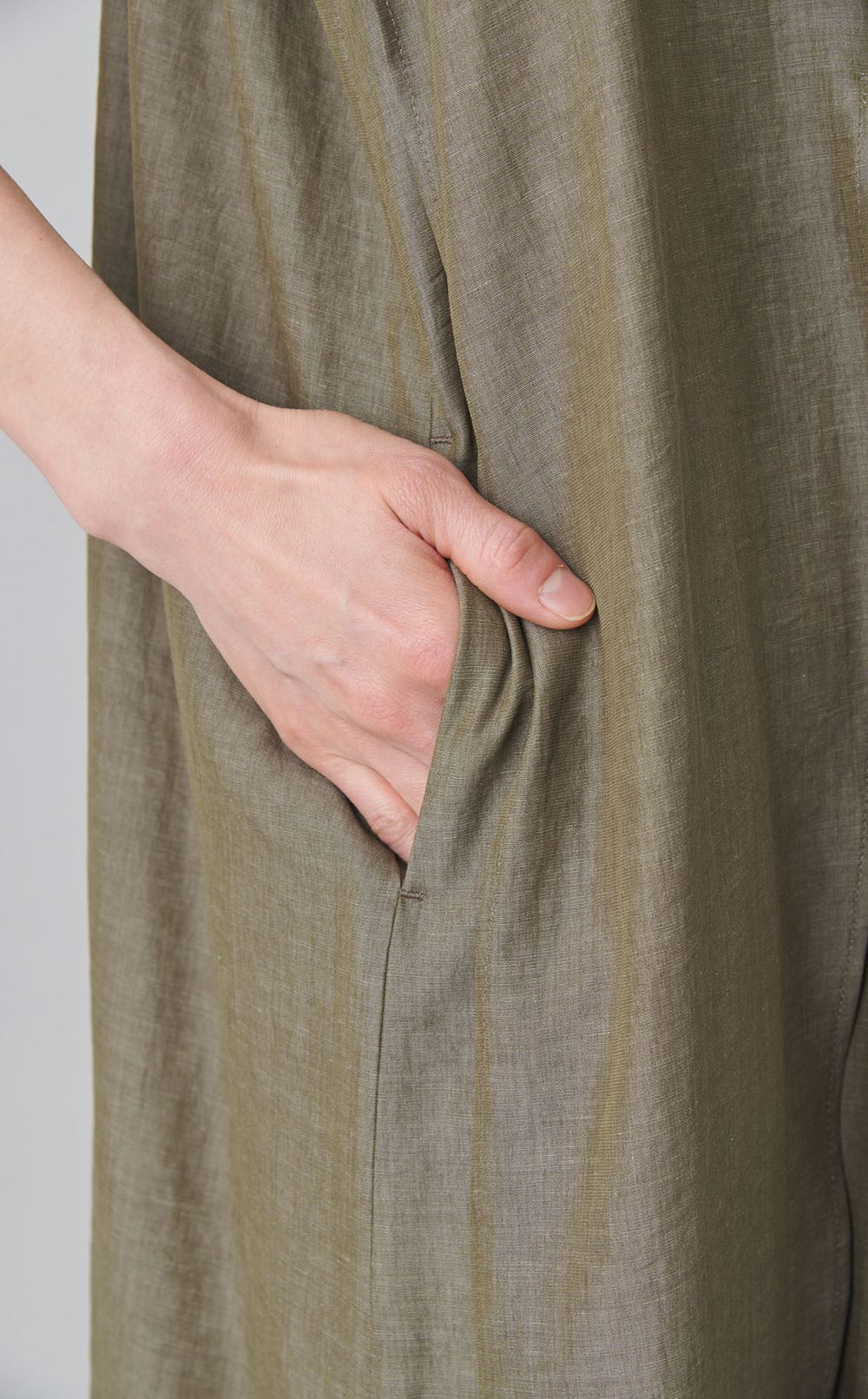 ノットパネルロングワンピース