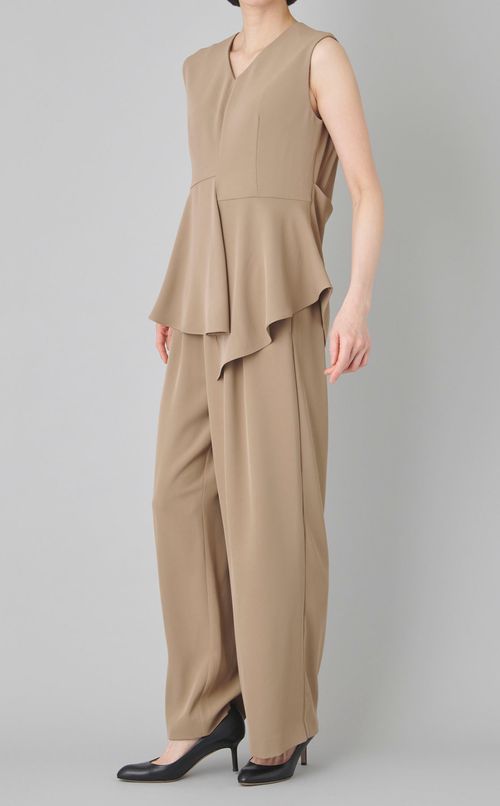 アシンメトリートップスセットパンツ