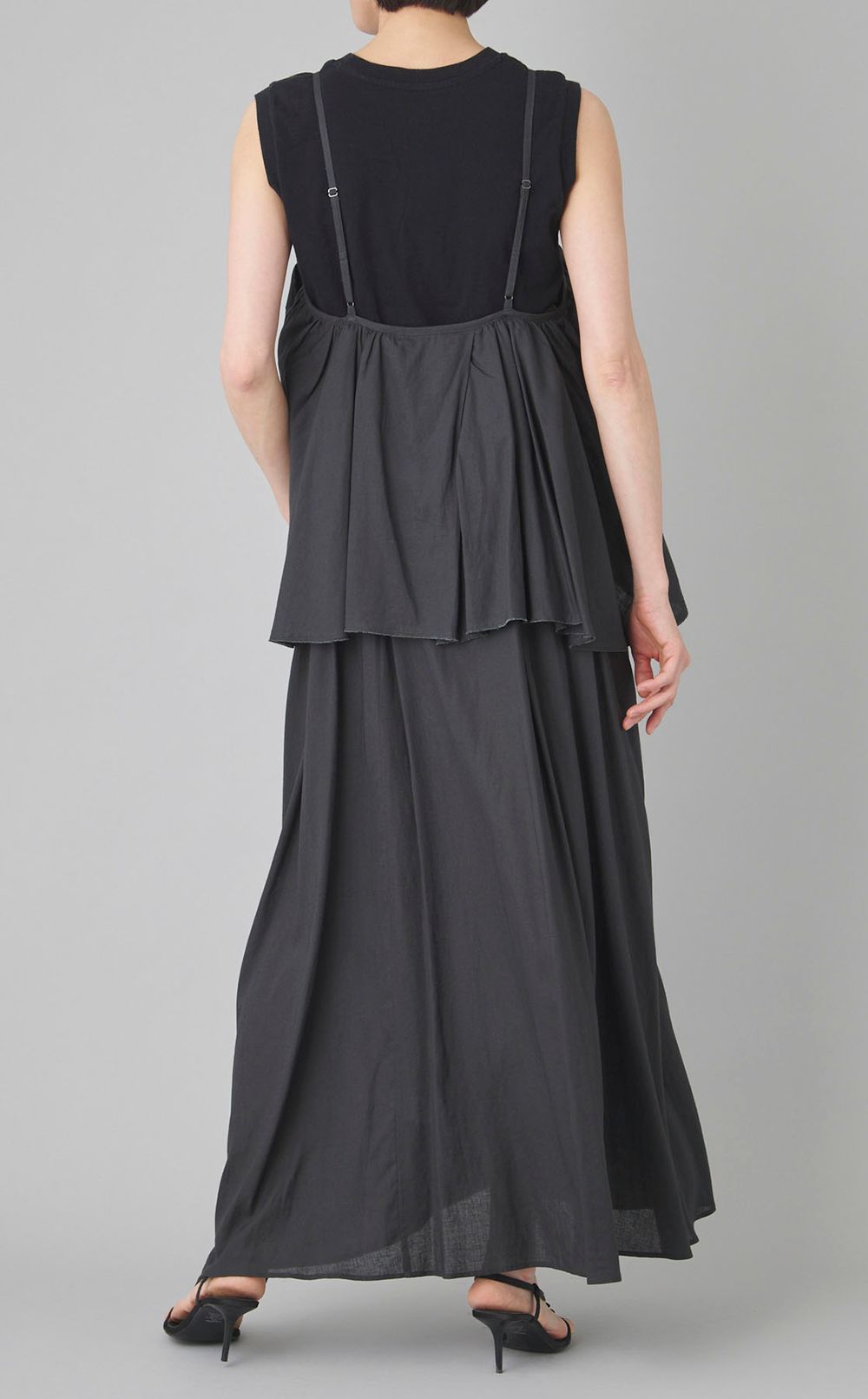 ラッフルキャミソールワンピース