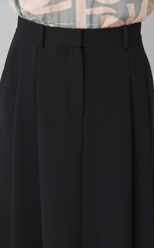 アドミラルクレープダブルプリーツスカート