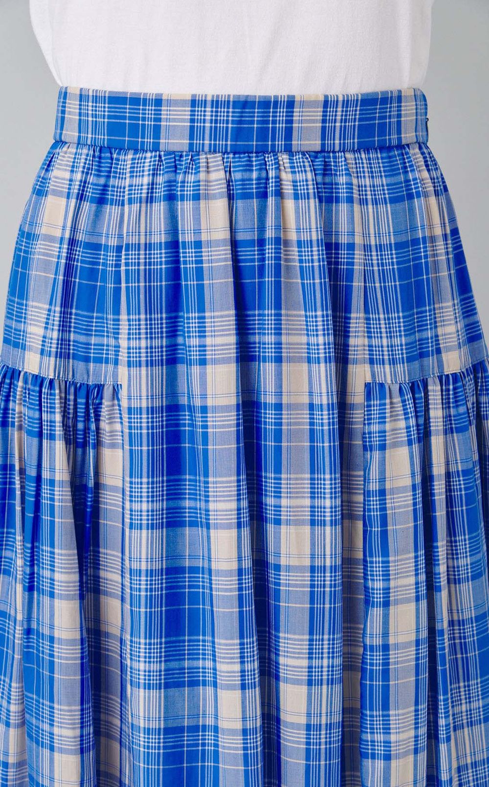 タータンチェックボリュームスカート