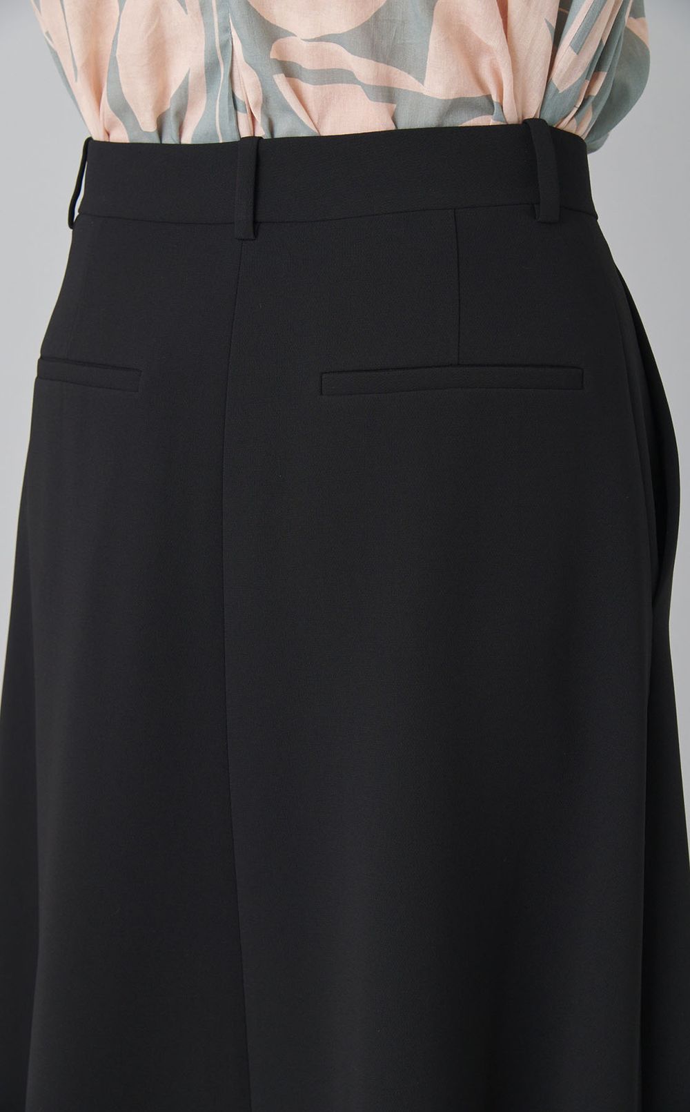 アドミラルクレープダブルプリーツスカート