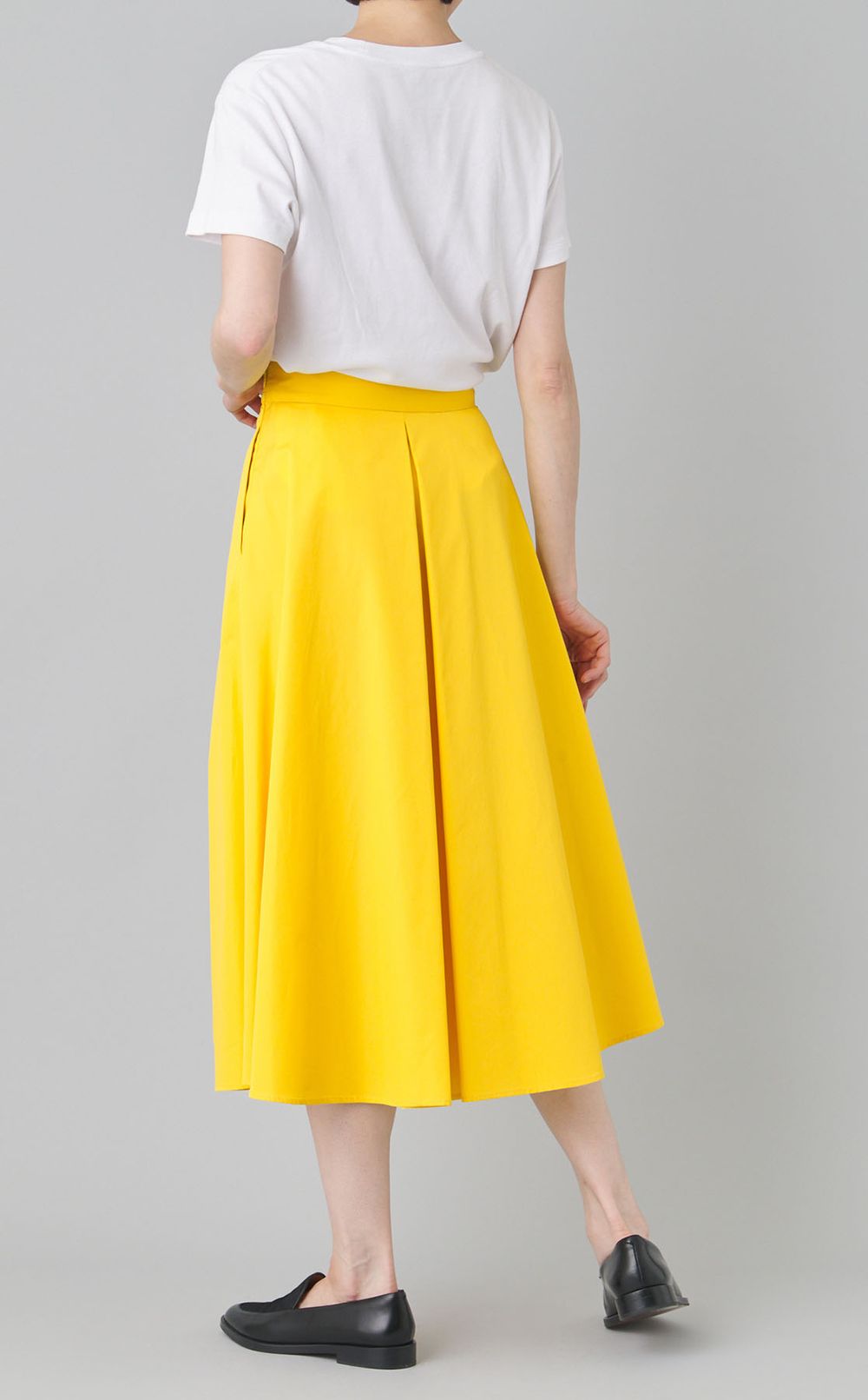 コットンポプリンタックスカート