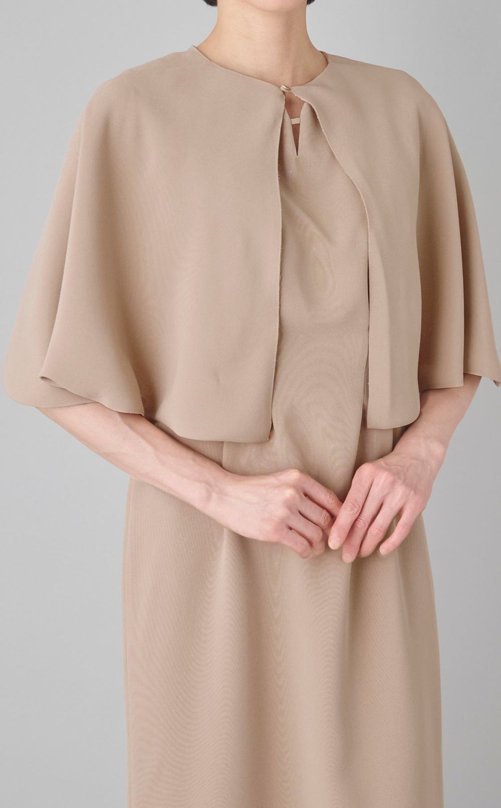 3wayケープ付ドレス