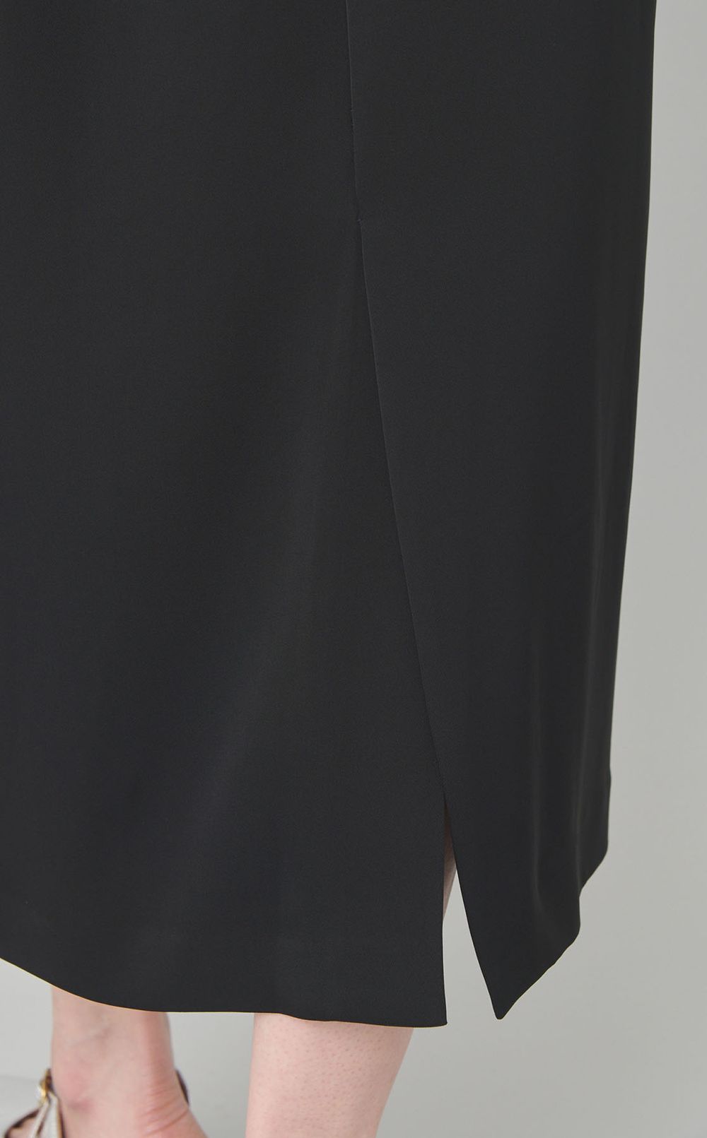 ドットジャガードドッキングドレス