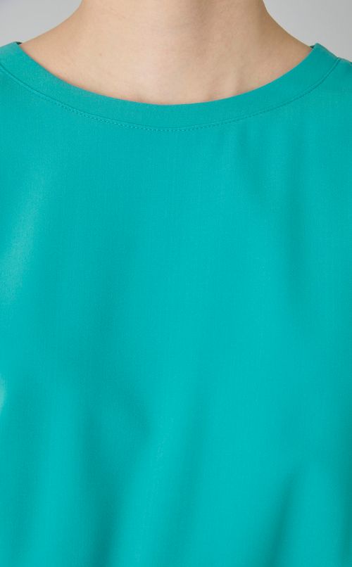 シアーコンビストレッチワンピース