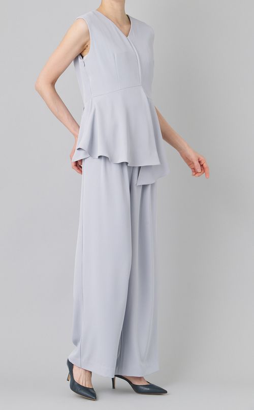 アシンメトリートップスセットパンツ