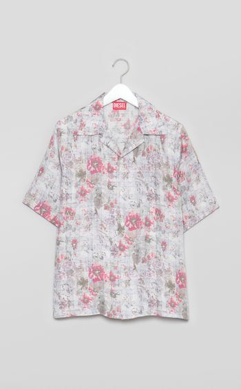 プリントツイルショートスリーブシャツ