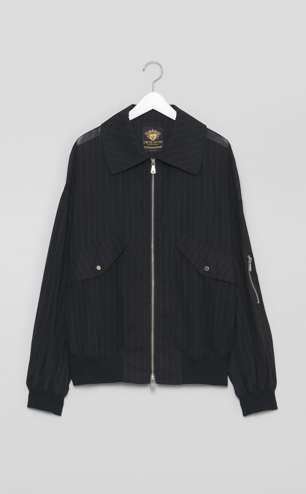 オーバーシルエットフライトジャケット