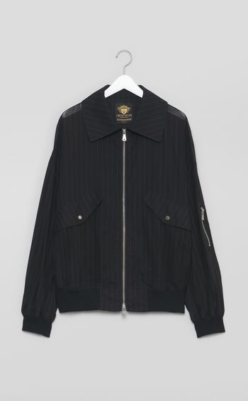 オーバーシルエットフライトジャケット