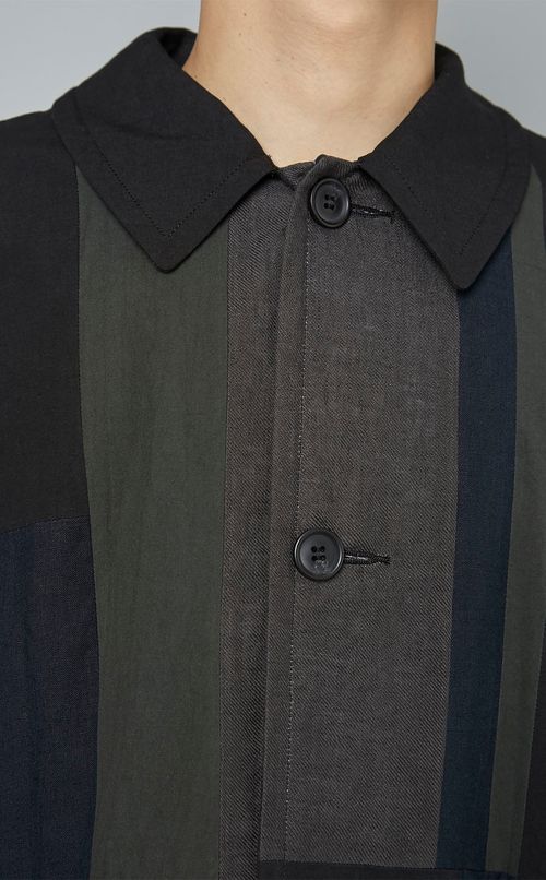 パッチワークカバーオールジャケット