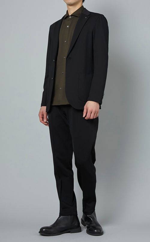 コットン混セットアップパンツ