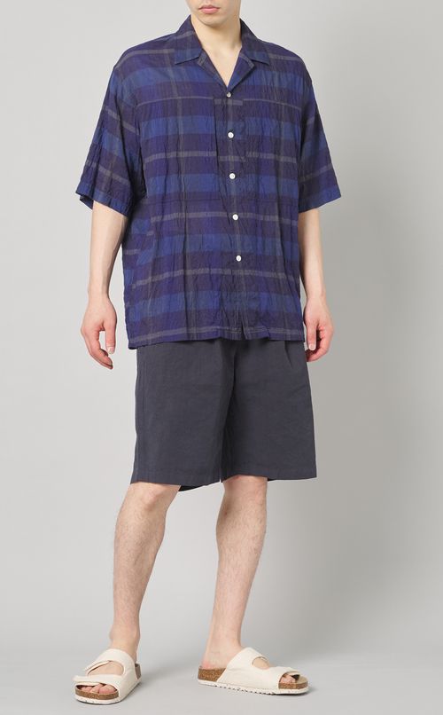 ワンタックワイドショートパンツ