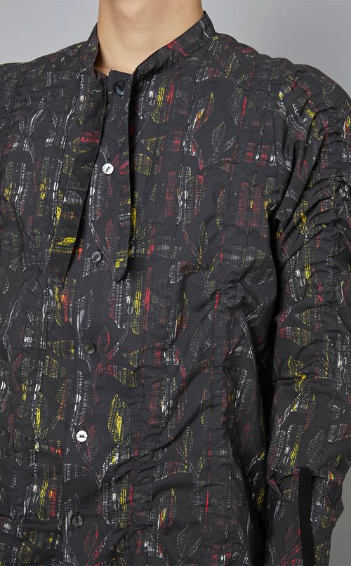 プリントロングシャツ