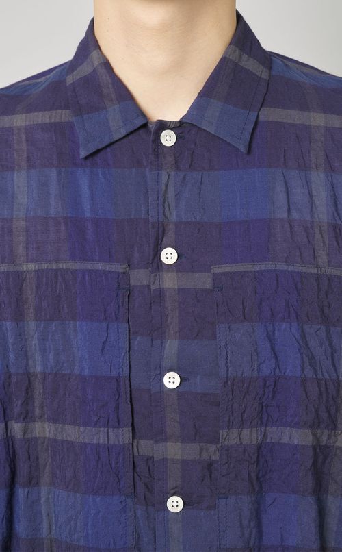 ハーフスリーブオープンカラーシャツ