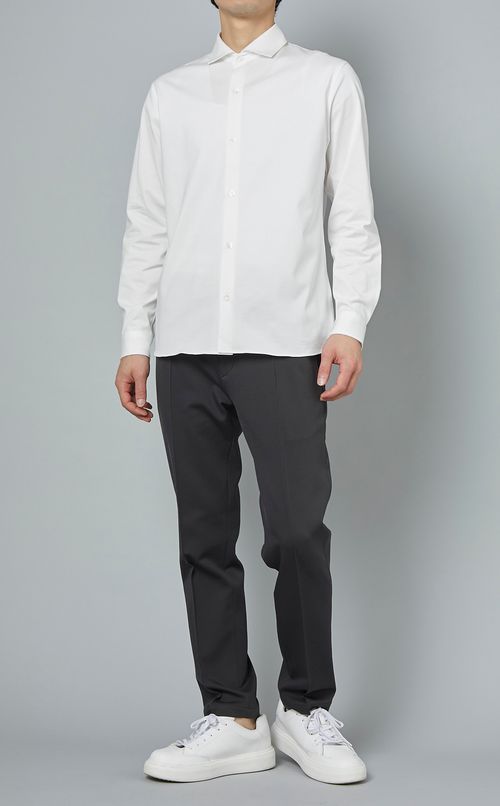 ホリゾンタルカラーシャツ