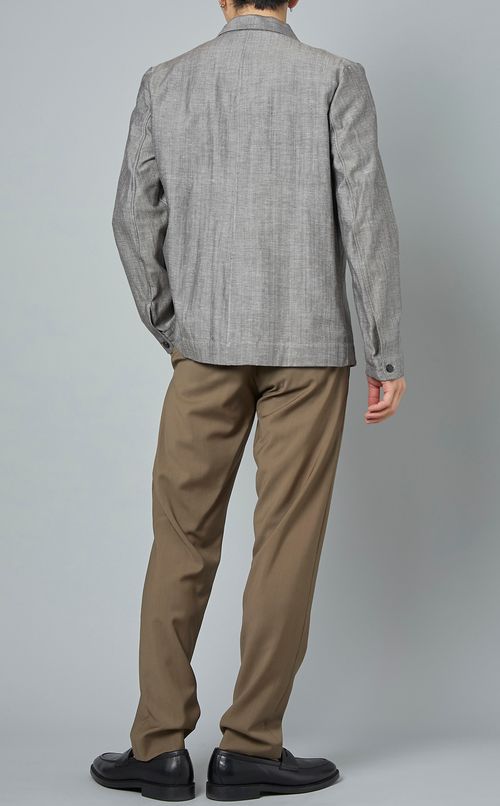 コットンリネンシャツジャケット