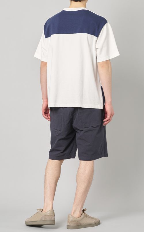 クルーネックボーダーTシャツ