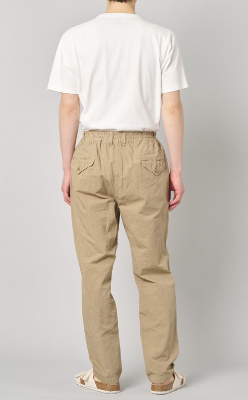 ウエストゴムテーパードパンツ