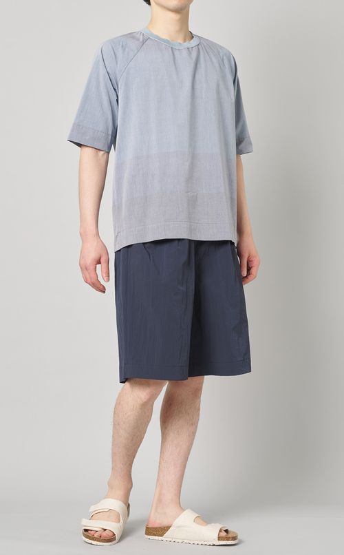 コットンクルーネックシャツ