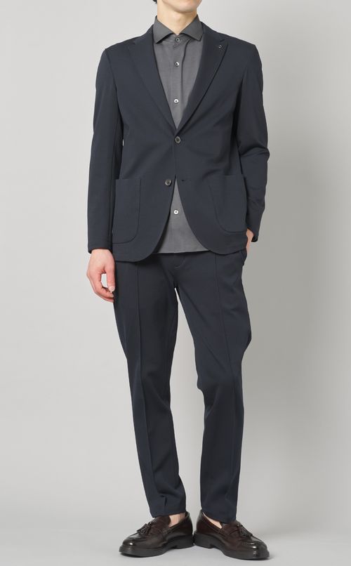 コットン混セットアップパンツ