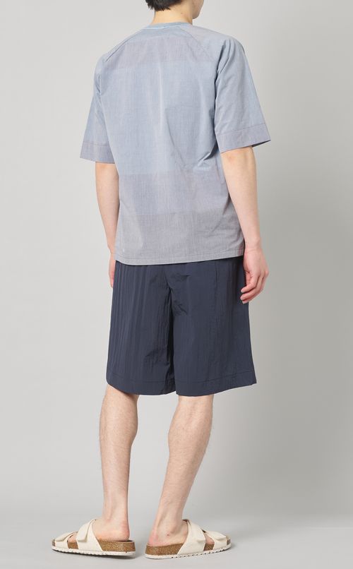 コットンクルーネックシャツ