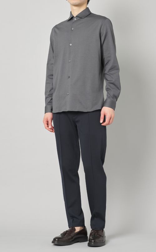 ホリゾンタルカラーシャツ