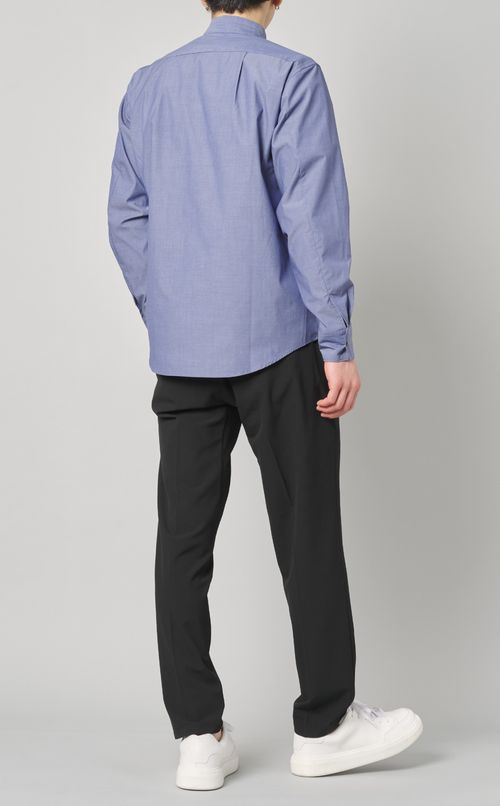 スタンドカラーシャツ