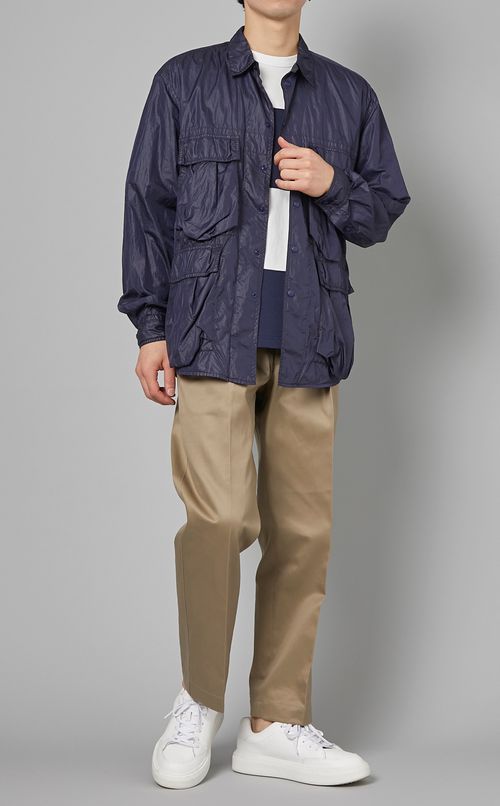 ナイロンシャツブルゾン