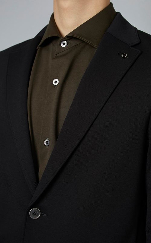 コットン混セットアップジャケット