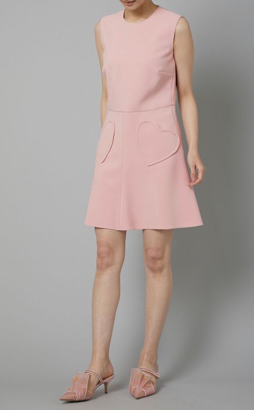 ハートポケットノースリーブミニドレス