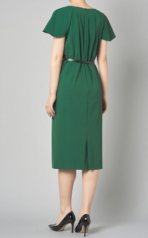 ストレッチベルテッドワンピース