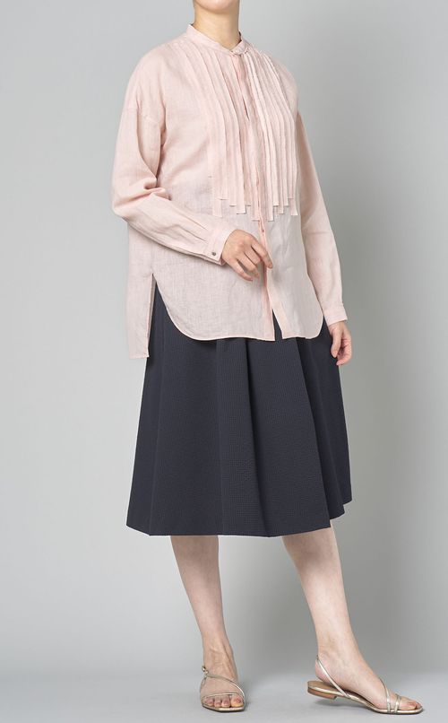 ベルト付サッカーチェックスカート